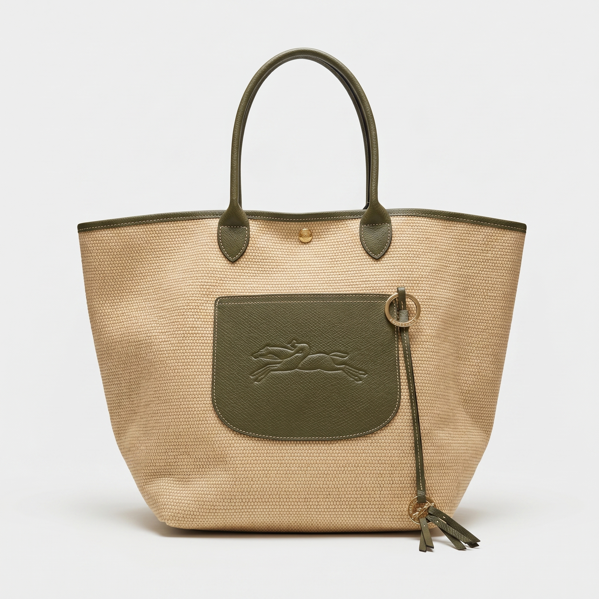 Longchamp Korbtasche L L Le Pliage Collection Artischocke