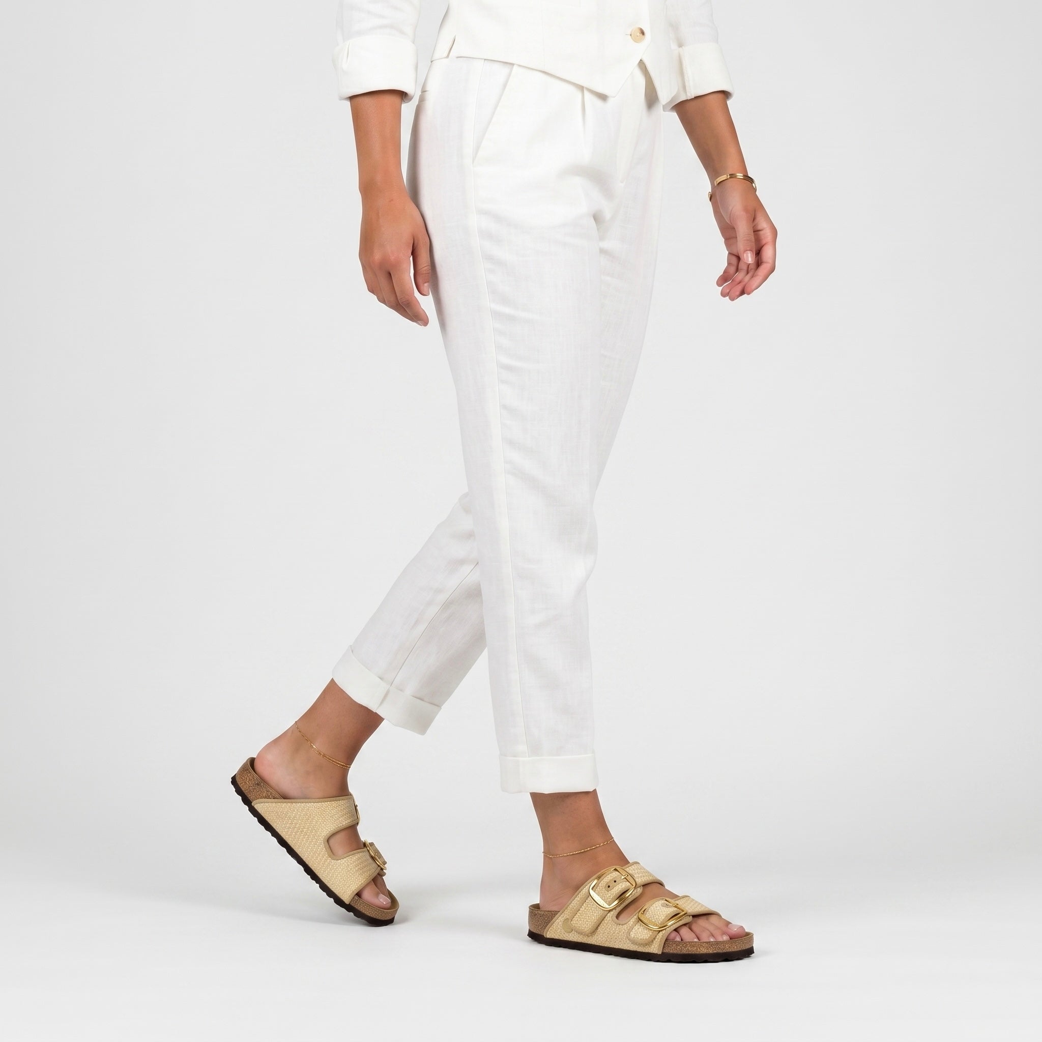 Birkenstock Arizona Big Buckle Raffia Naturale