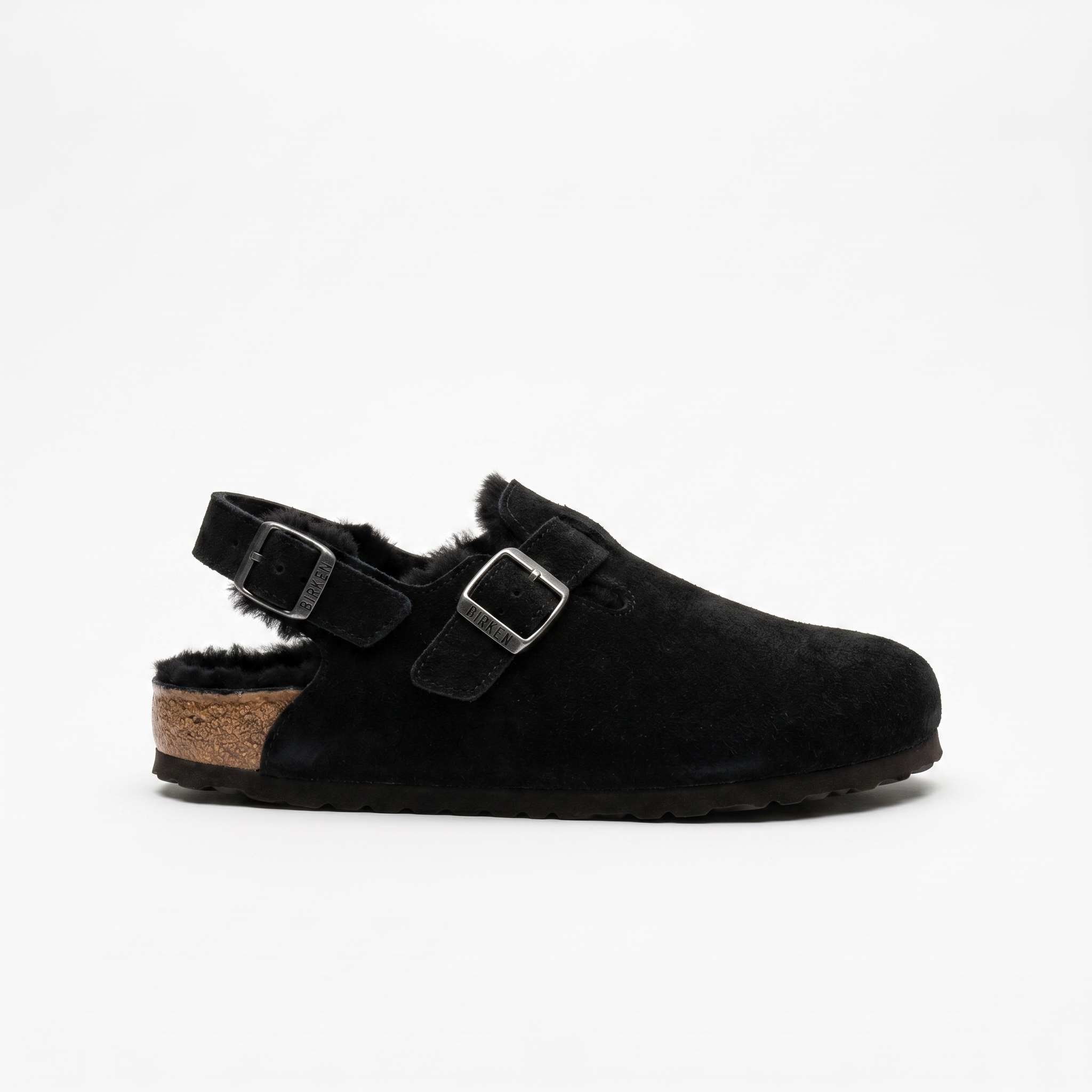 Birkenstock Tokio Inside Shearling Black