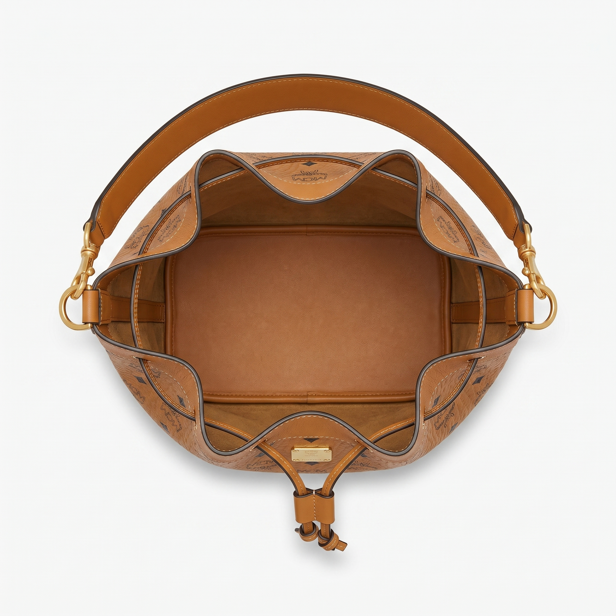 MCM Bucket Bag Cognac Dessau
