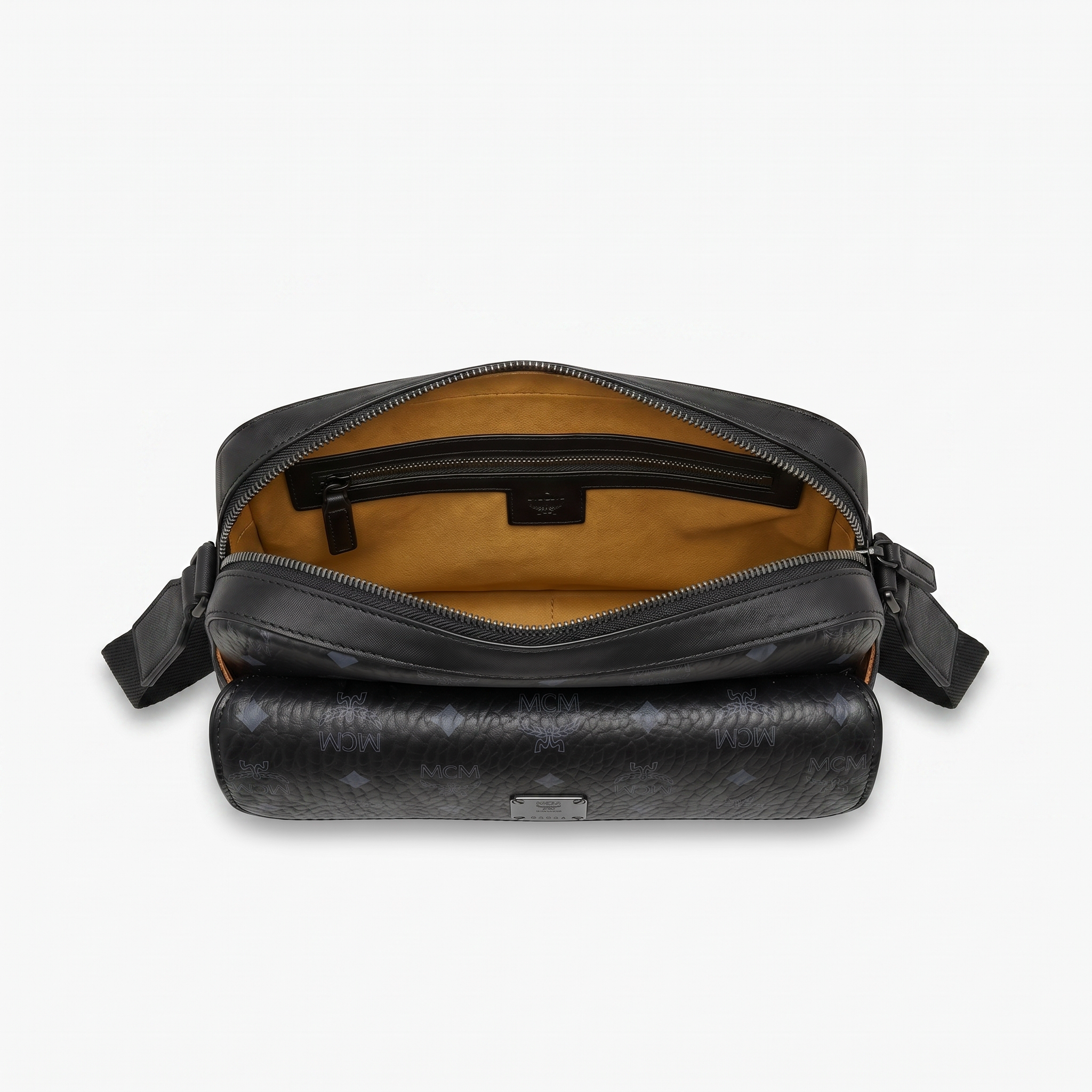 MCM Aren Unisex Umhängetasche - black