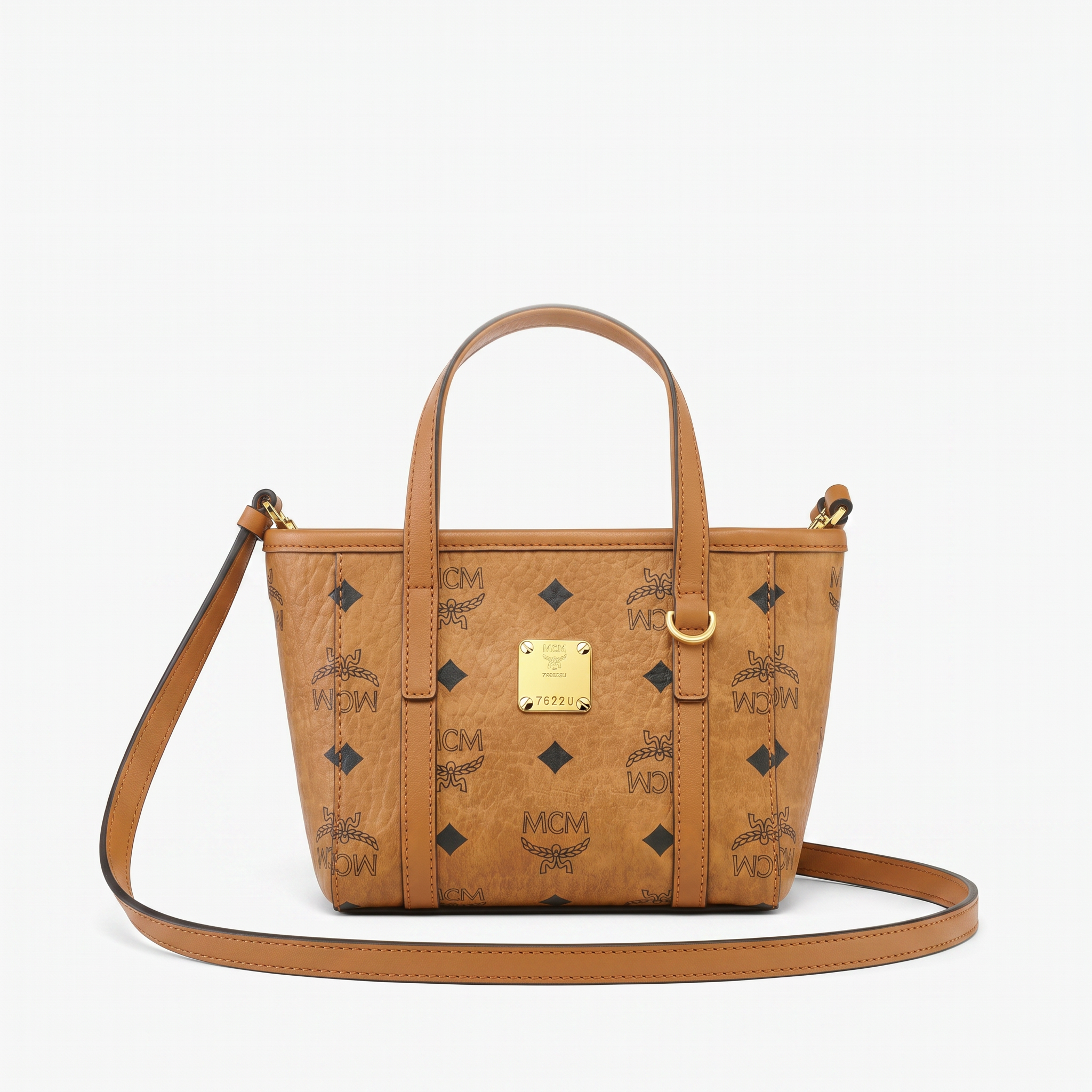 MCM Toni Cognac XMini