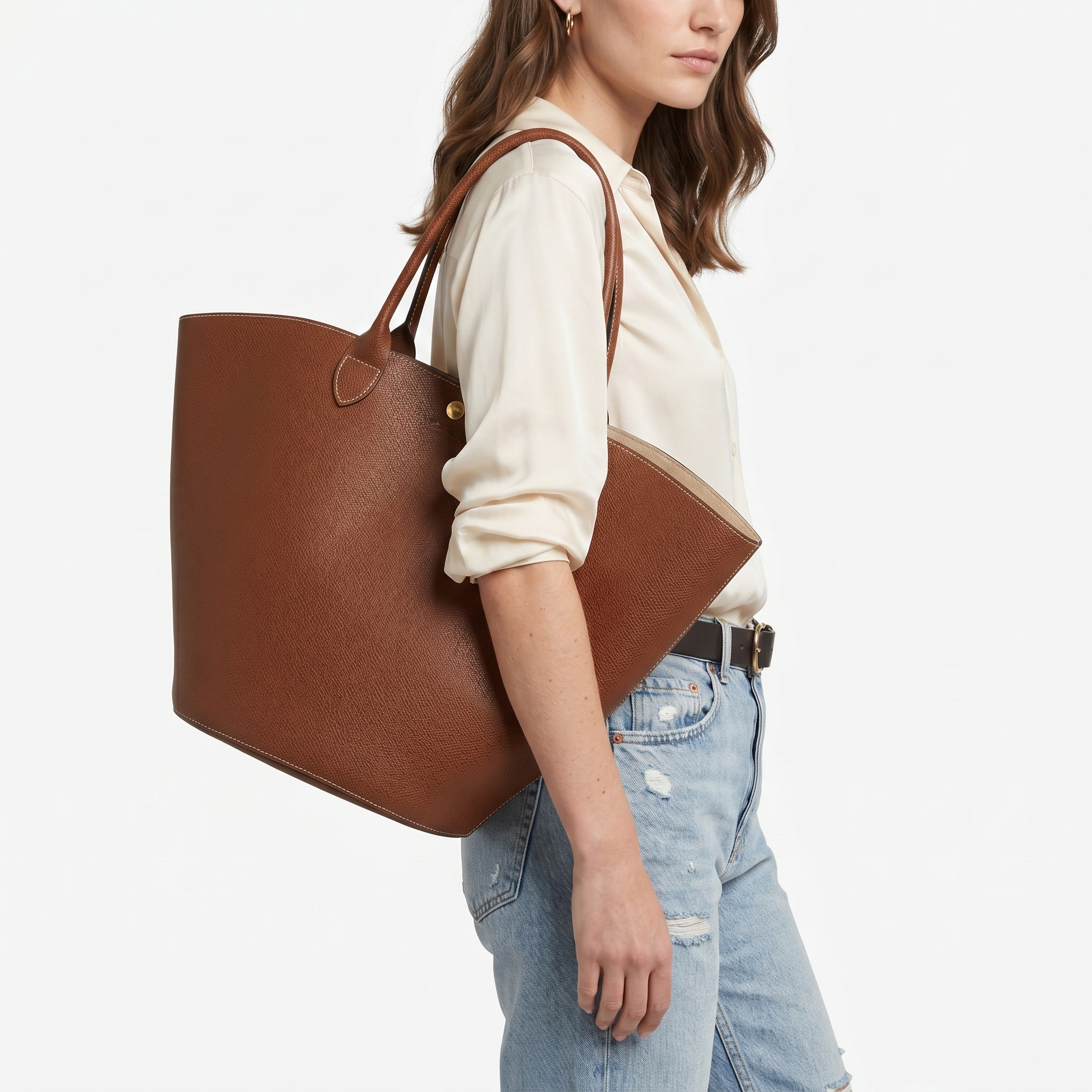 Longchamp Shopper XL Épure Braun