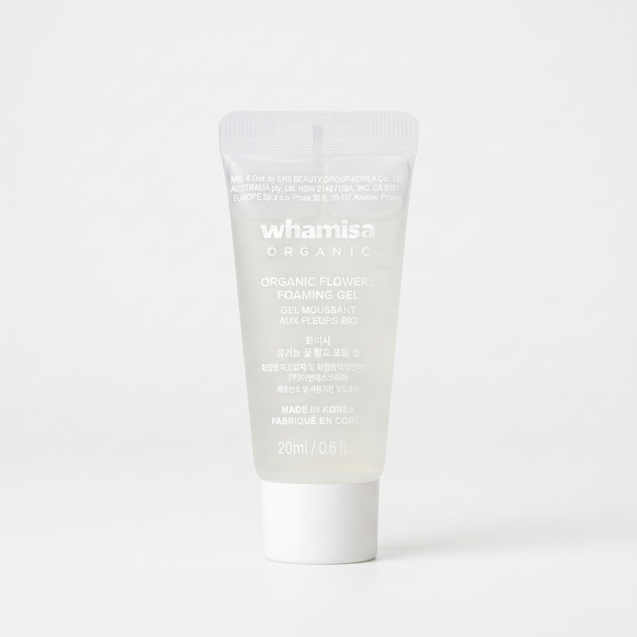 Whamisa Organic Flowers Foaming Gel 20ml
