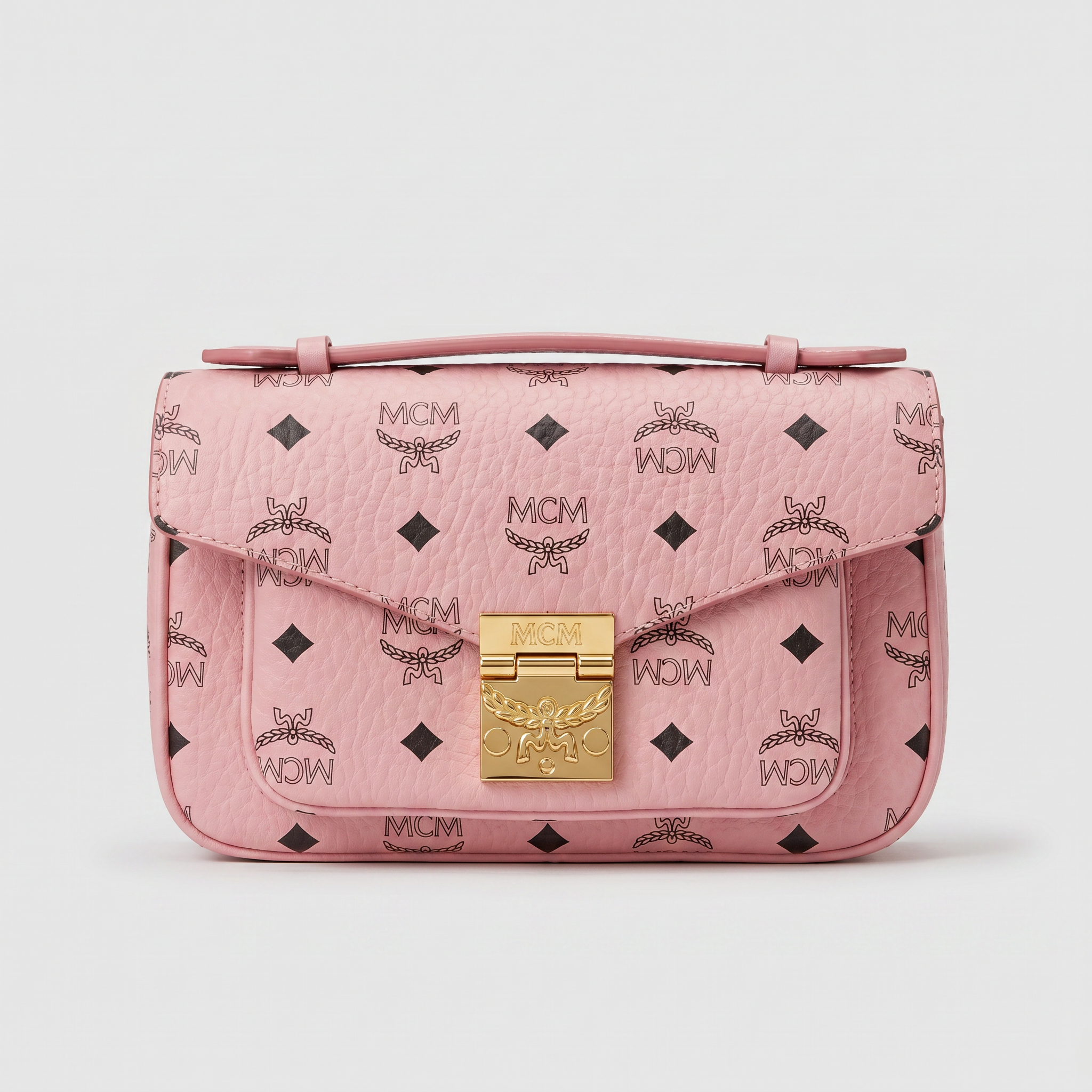 MCM Tracy Umhängetasche Rosa Small