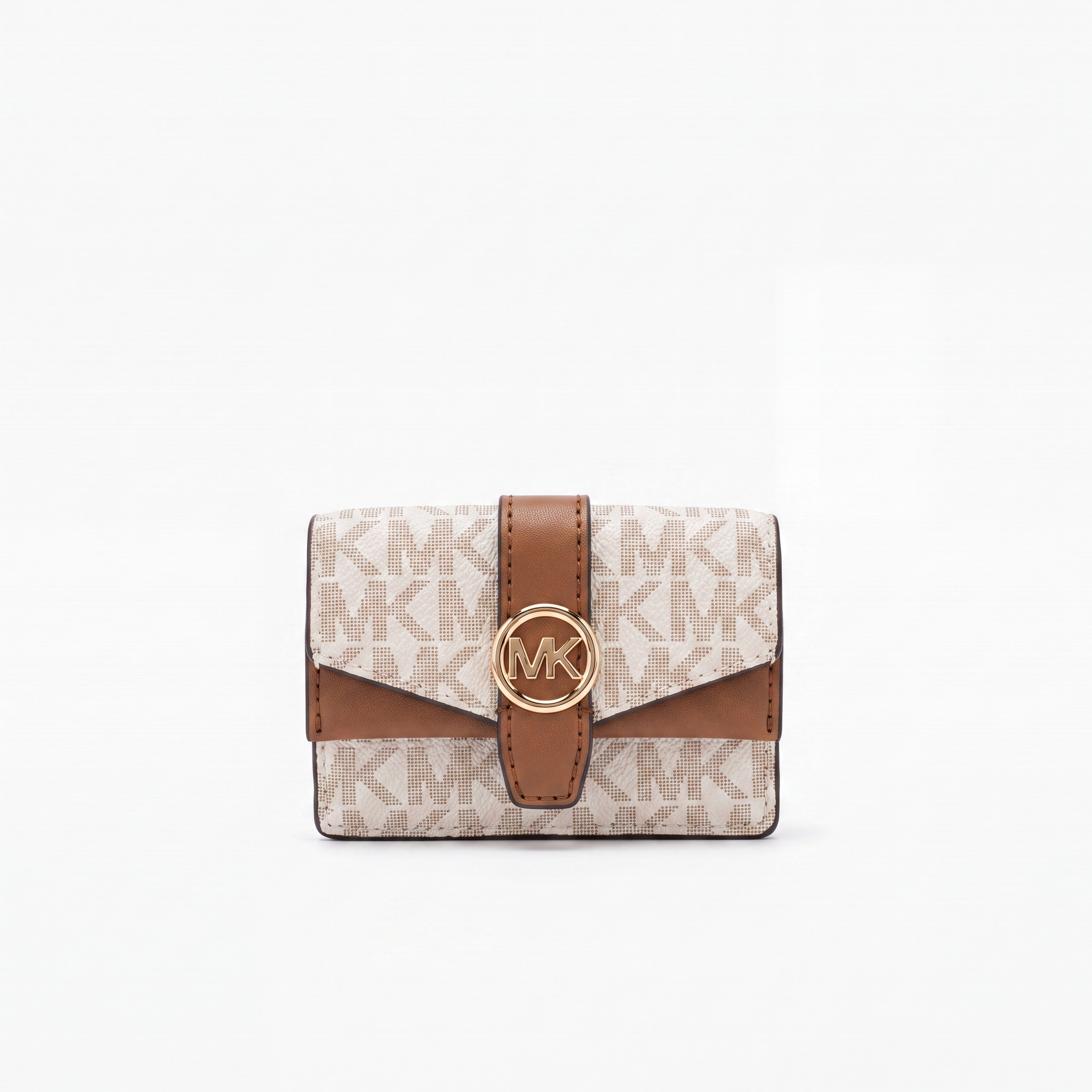 Michael Kors Greenwich Flap Trifold Vanilla