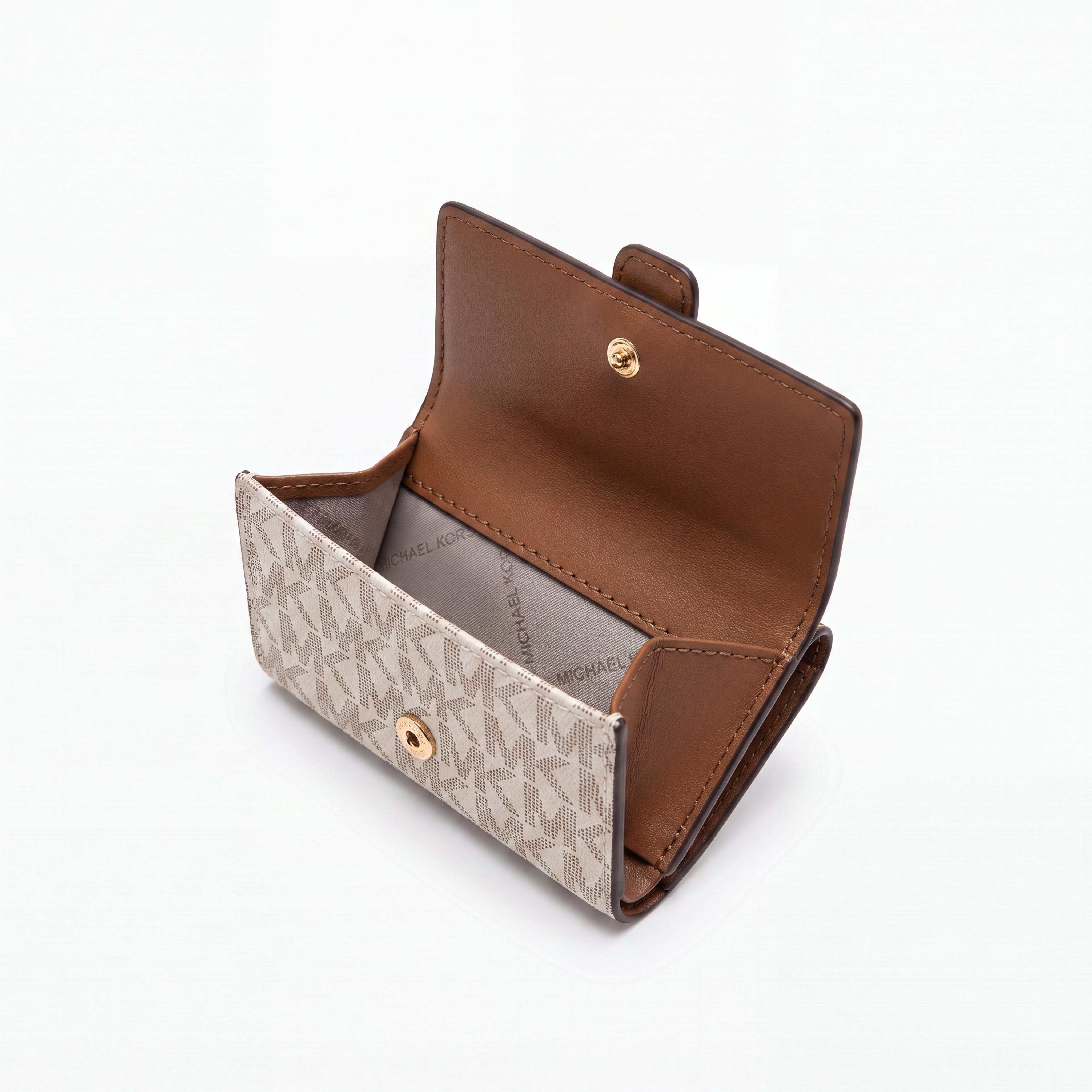 Michael Kors Greenwich Flap Trifold Vanilla