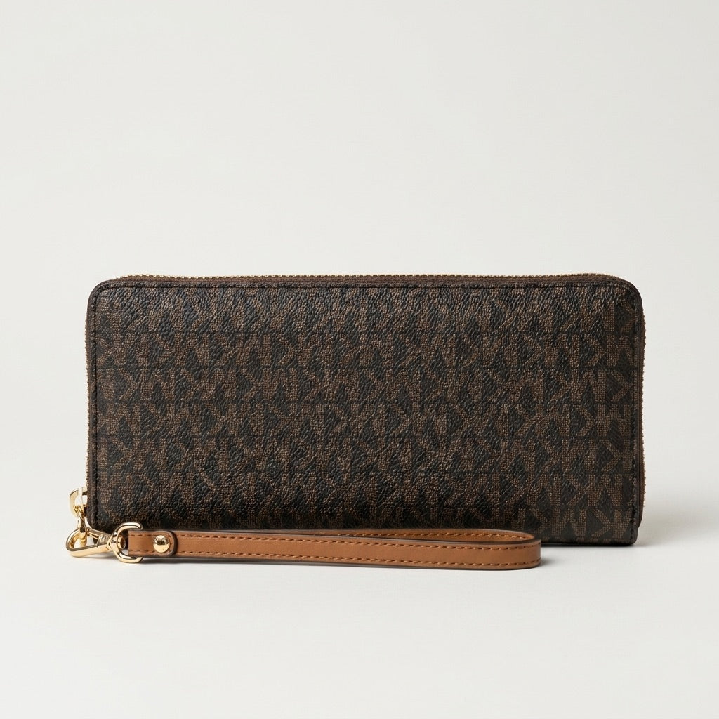 Michael Kors Jet Set Geldbeutel Brun Brown