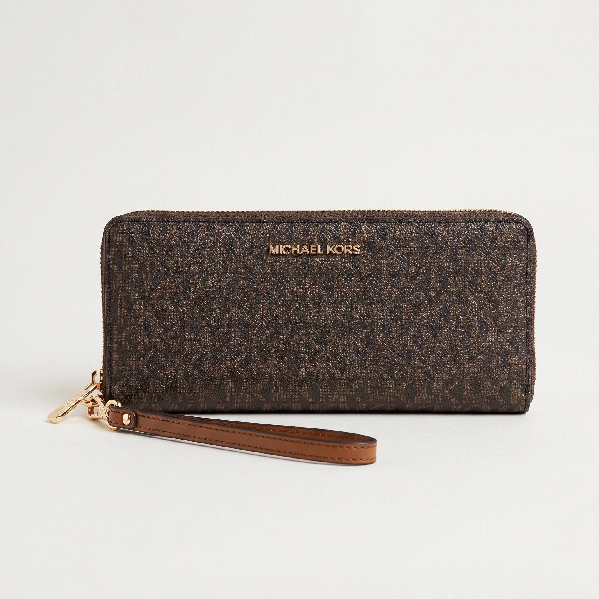 Michael Kors Jet Set Geldbeutel Brun Brown