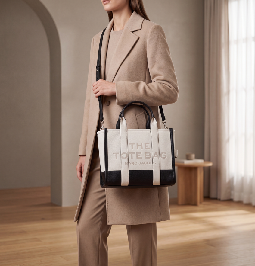 Marc Jacobs The Tote Bag Medium Ivory Multi