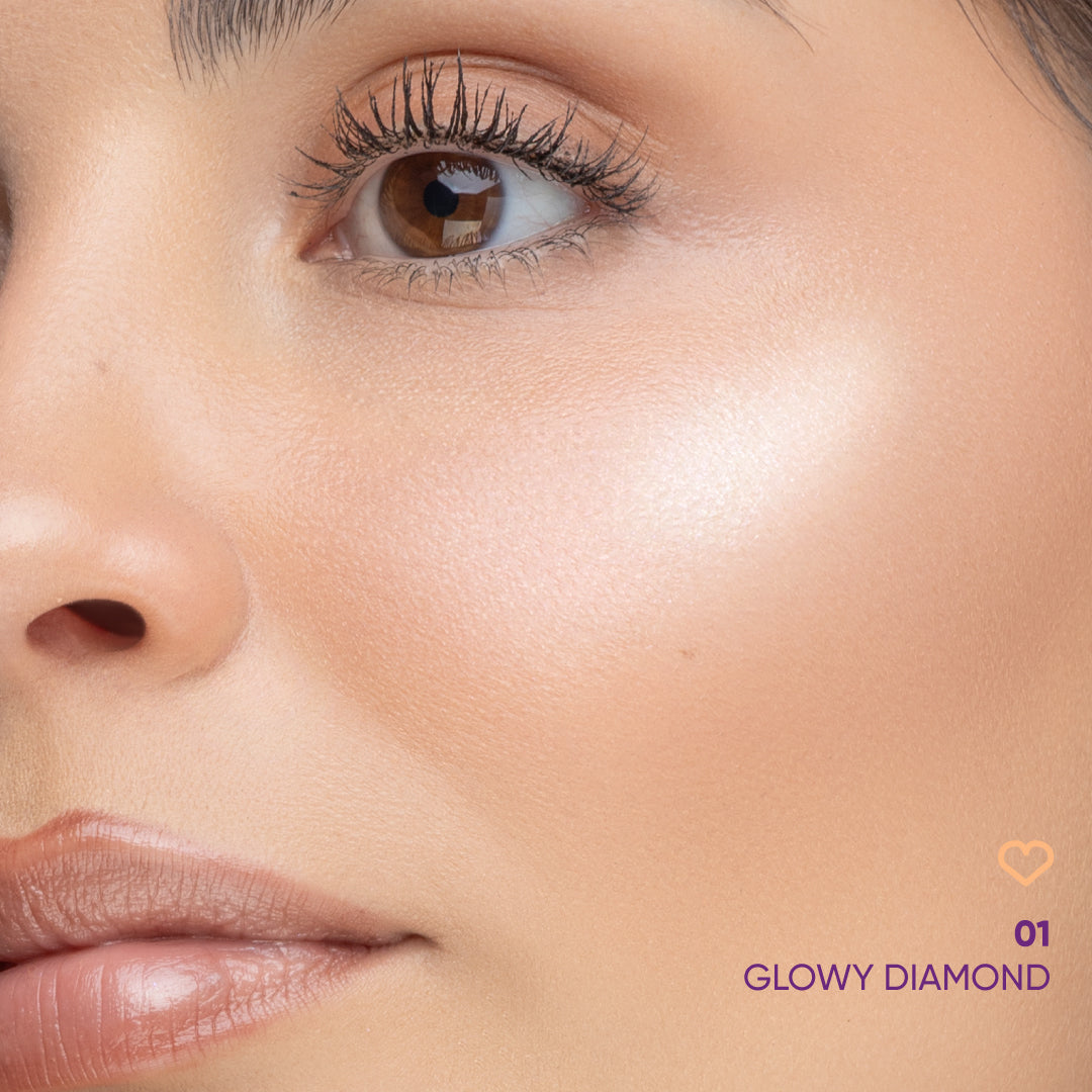 Nejha Beauty Glassy Highlighter Balm - 01 Glowy Diamond