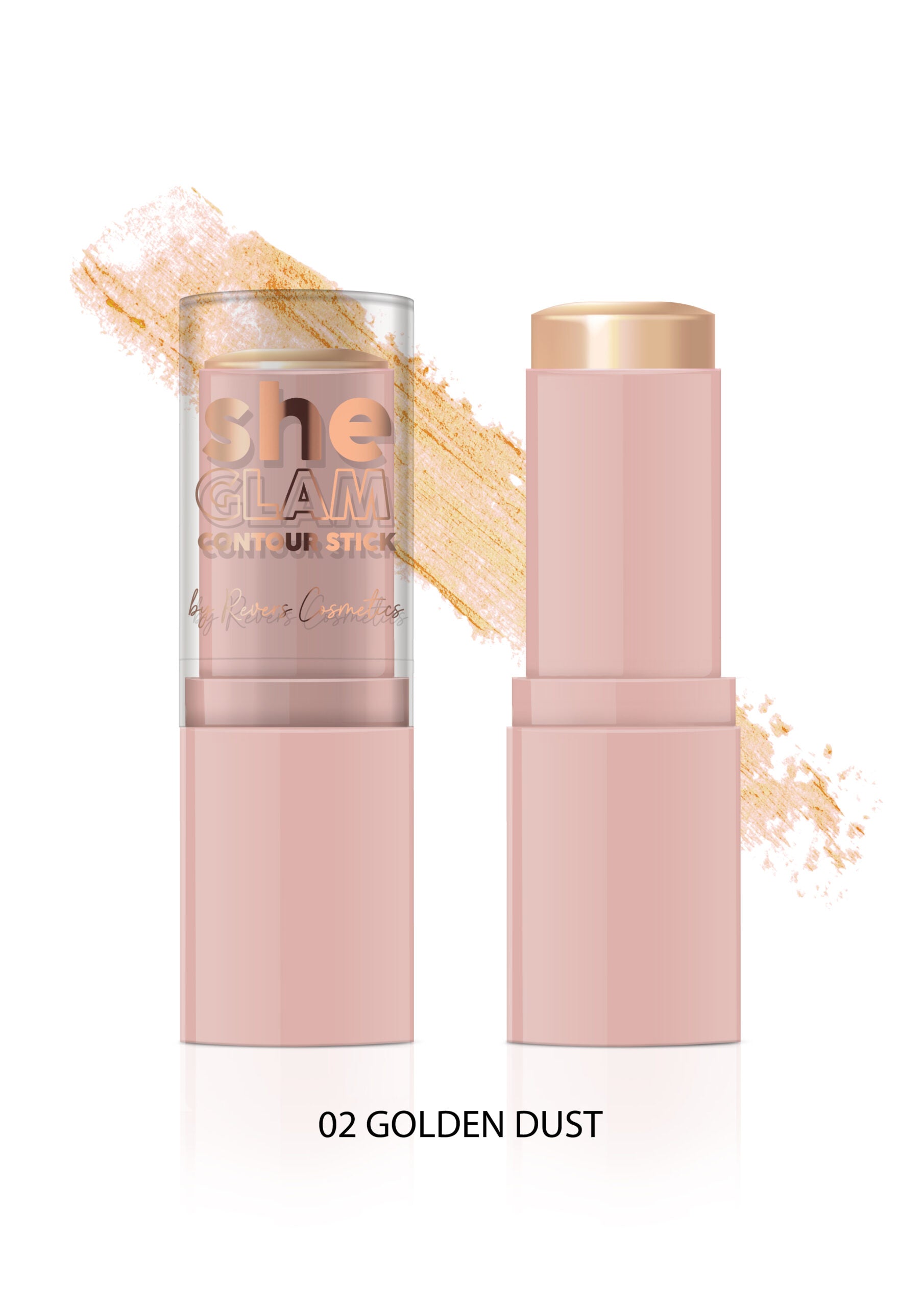 Revers Cosmetics Highlighter Stick Golden Dust 02