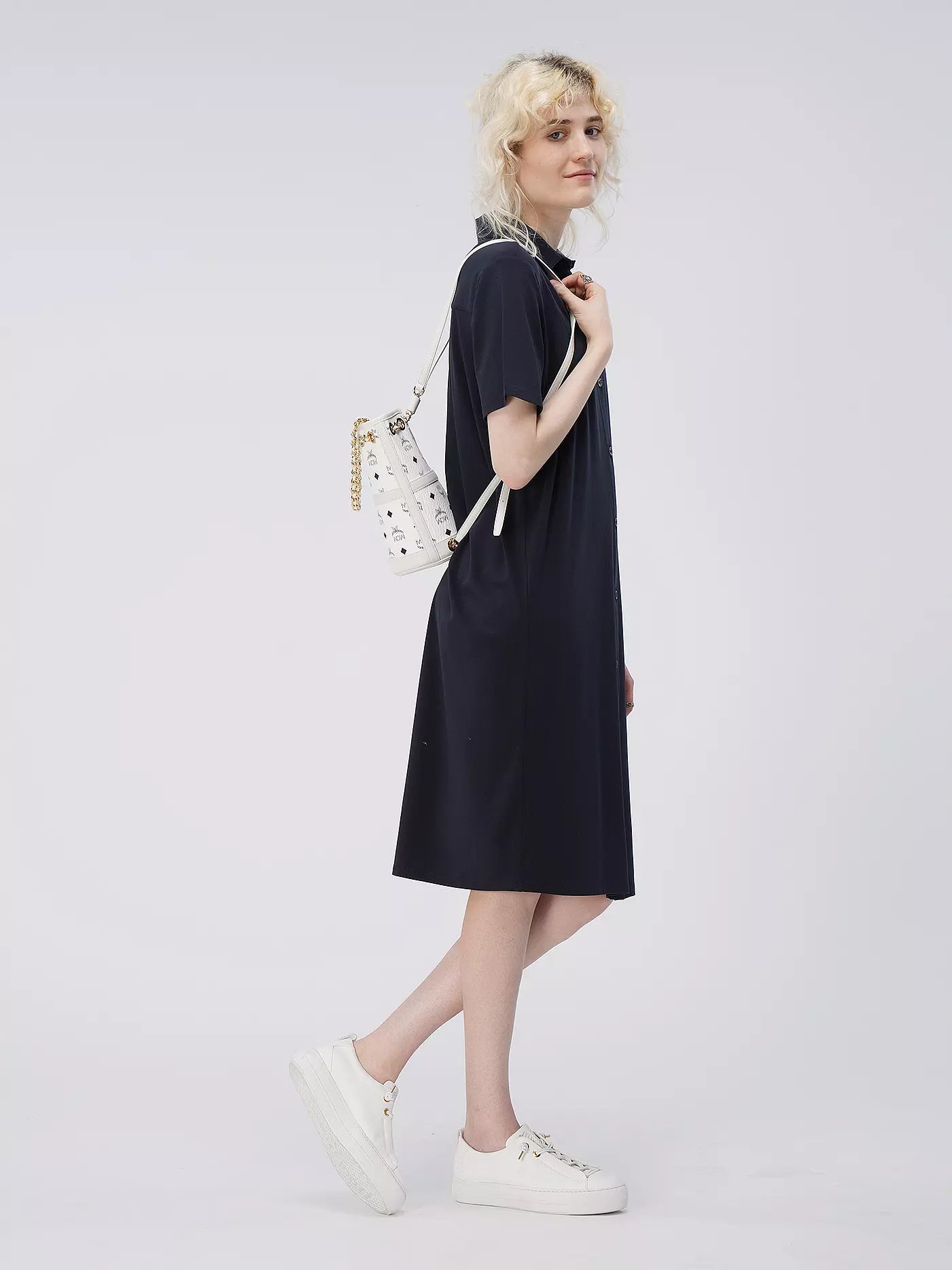 MCM Beuteltasche / Rucksack White